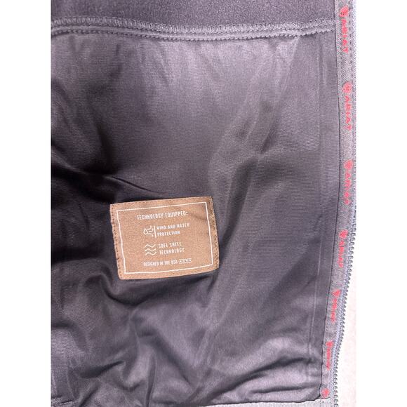 Ariat Logo 2.0 Softshell Jacket Mens Extral Large XL Grey American Flag 10041618 - Picture 9 of 12